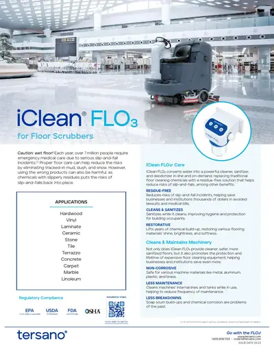 FLO3 untuk Scrubber Lantai